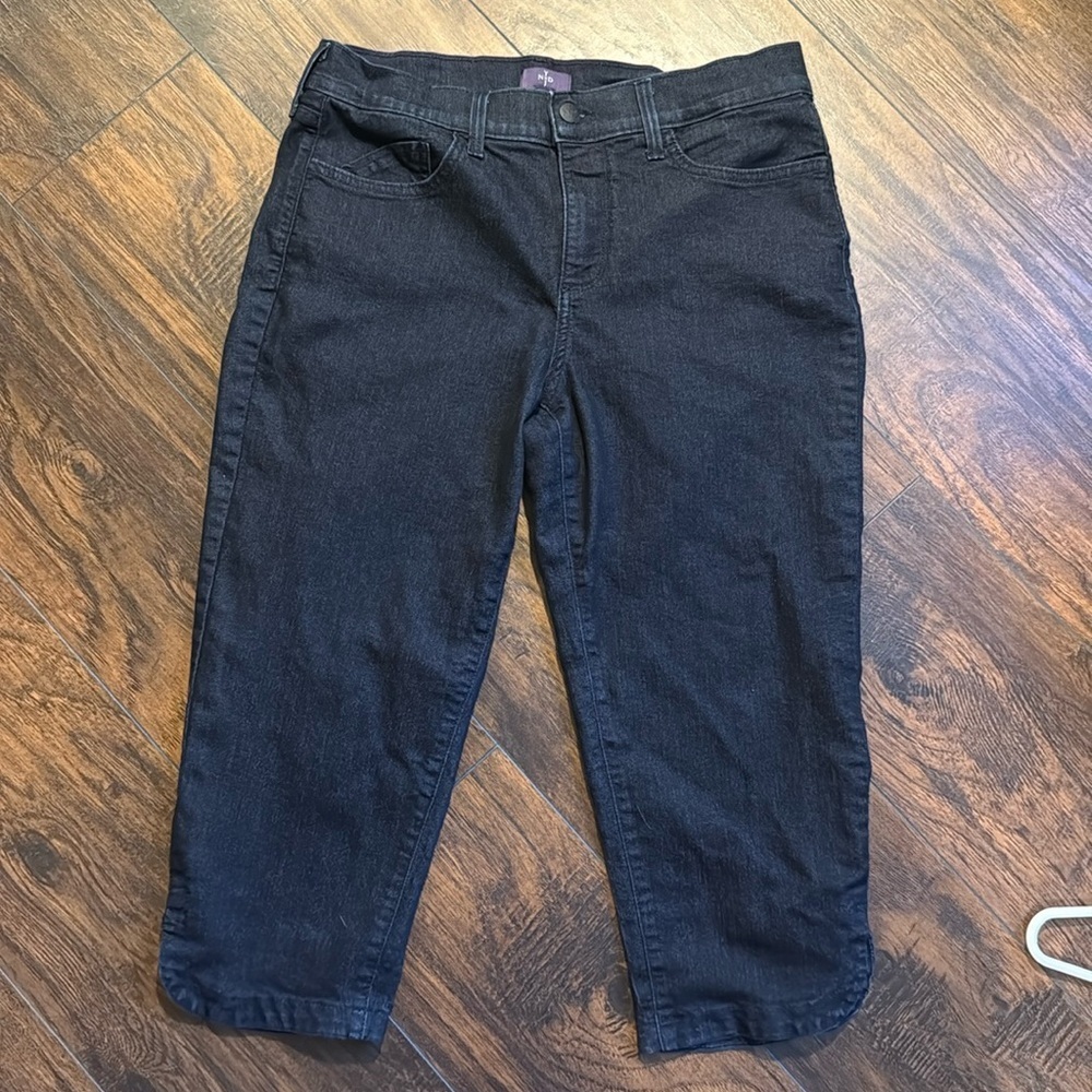 Not Your Daughter’s Jeans Dark Wash Cropped High Rise Size 12 (D18)